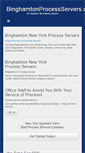 Mobile Screenshot of binghamtonprocessservers.com